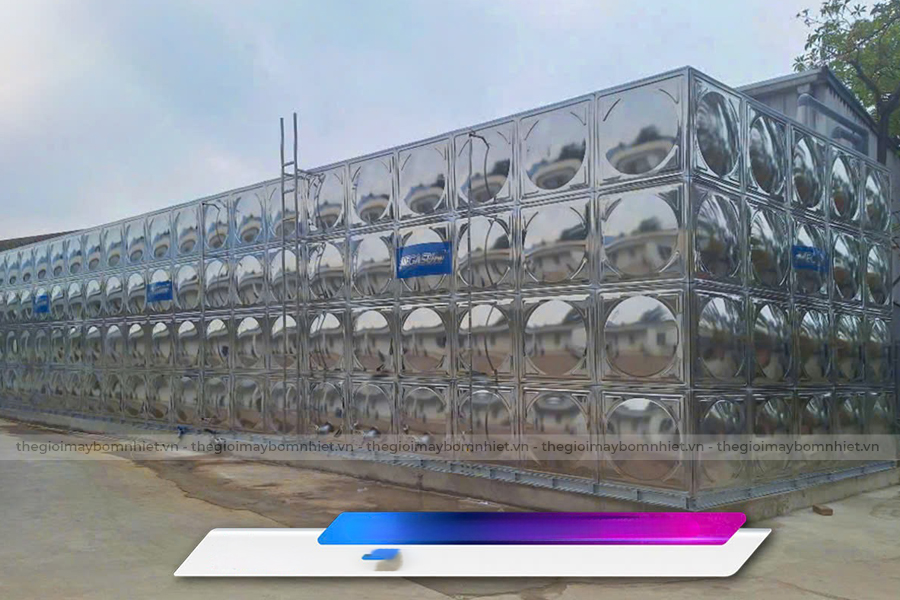 Bể inox lắp ghép