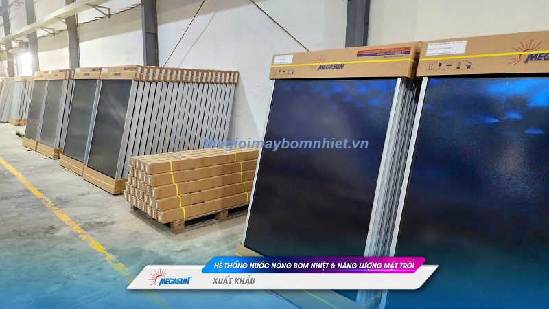 Tấm phẳng thu nhiệt năng lượng mặt trời Megasun đạt chuẩn quốc tế