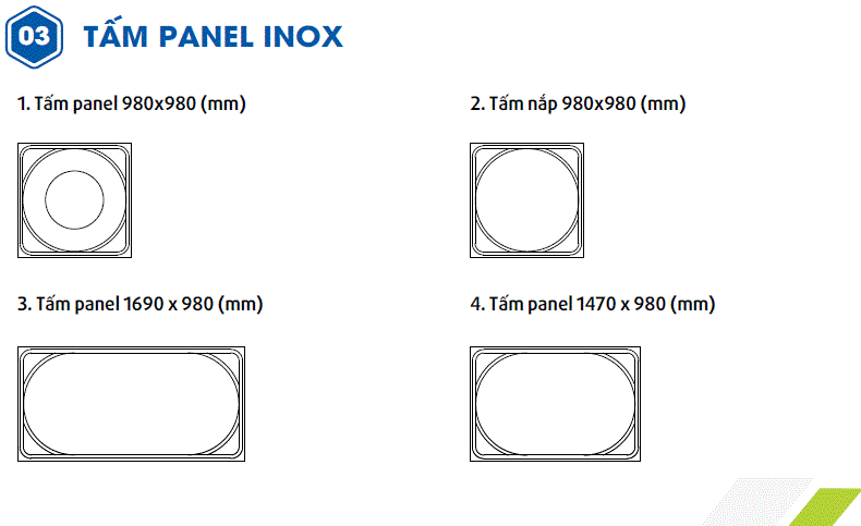Bồn nước công nghiệp lắp ghép inox