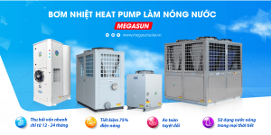 Nước nóng trung tâm bơm nhiệt heat pump