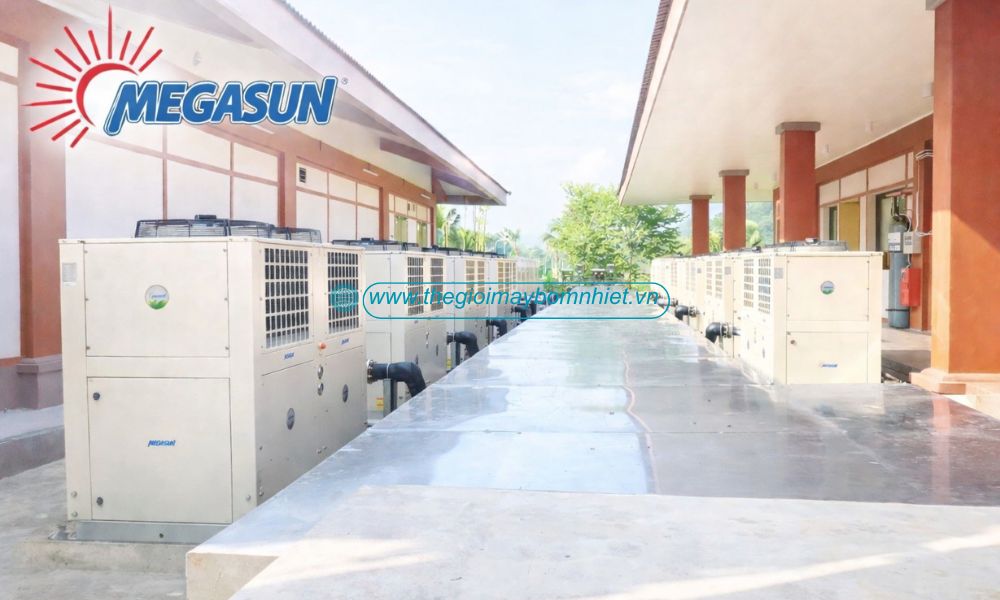Dự án 08 bơm nhiệt Megasun MGS-20HP-S tại resort cao cấp - Nâng tầm trải nghiệm Osen nhật bản