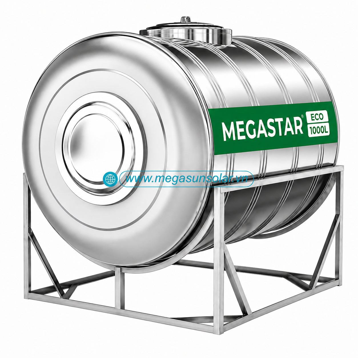 Téc nước lạnh Megasun Megastar Eco 1000L BLM-1000ED/N bồn ngang