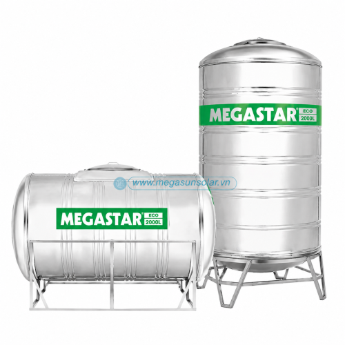 Bồn nước inox Megasun Megastar Eco BLM-2000ED/N dung tích 2000L
