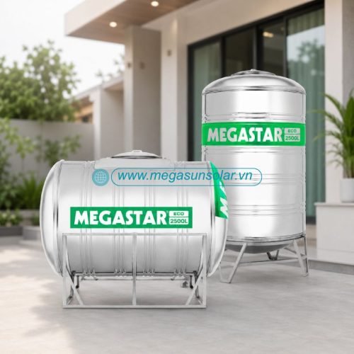 Bồn nước inox Megasun Megastar Eco BLM-2500ED/N dung tích 2500L