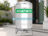 Bồn tròn lạnh inox Megasun 2500L bồn đứng