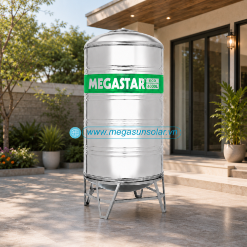 Công nghệ sản xuất bồn nước inox Megasun Megastar Eco 4000L