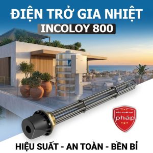 Điện trở gia nhiệt nước Incoloy 800 Megasun MGS-R30K-EU