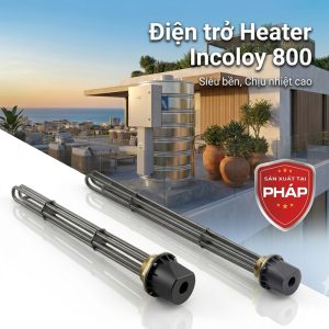 Điện trở Heater đun nước nóng Incoloy 800 Megasun MGS-R25K-EU