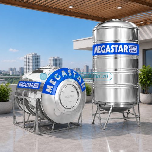 Bồn nước inox Megastar Super BLM-6000SD/N Megasun dung tích 6000L