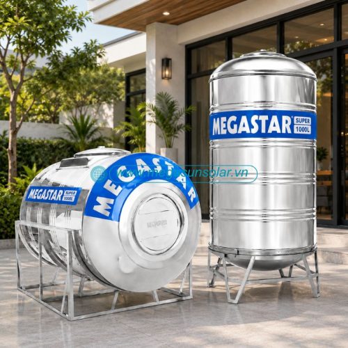 Bồn nước inox Megastar Super BLM-1000SD/N Megasun dung tích 1000L