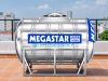 Bòn tròn inox Megastar Megasun dung tích 1000L bồn ngang