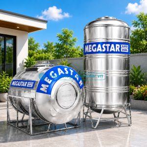 Bồn nước inox Super 2500L Megasun BLM-2000SD/N