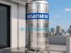 Bồn đứng inox chứa nước sinh hoạt Megastar Super 2500L