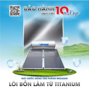 Máy nước nóng năng lượng măt trời Titanium Megasun MGS-300CA-TITAN