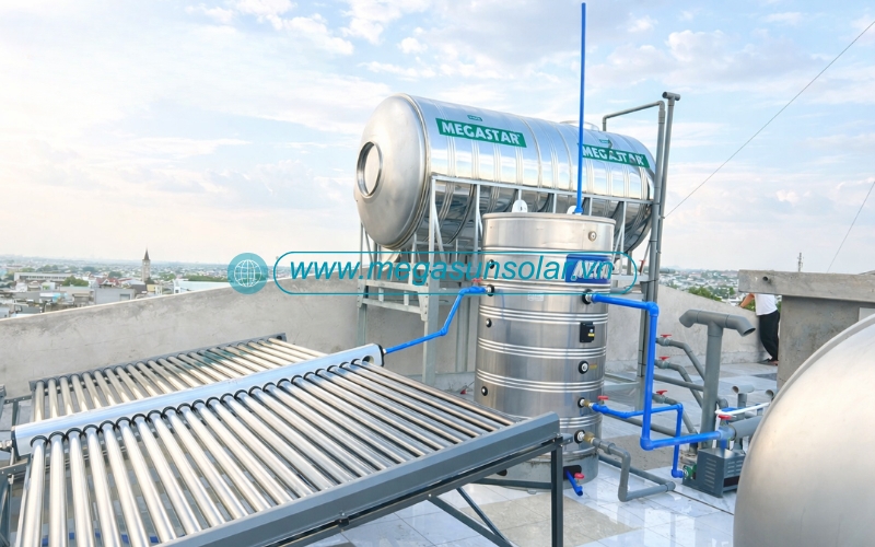 Hệ thống máy nước nóng công nghiệp năng lượng mặt trời mang lại nhiều lợi ích