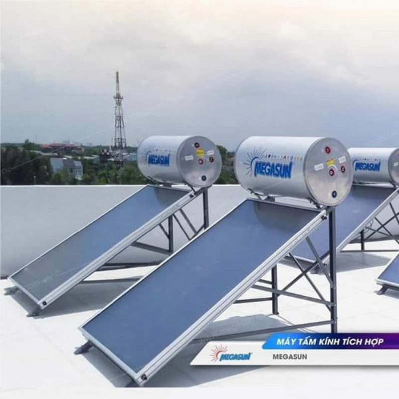 Máy nước nóng năng lượng mặt trời Titanium Megasun MGS-150-CA-TITAN tiết kiệm tới 90% điện năng