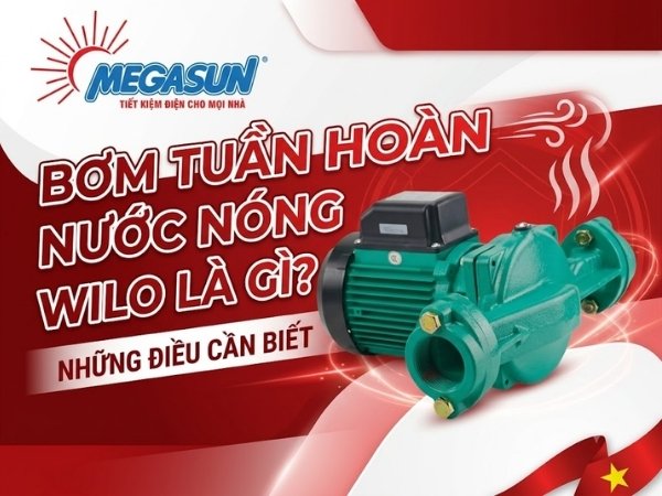 Tổng quan về bơm tuần hoàn wilo nước nóng chính hãng