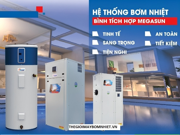 Hệ thống máy bơm nhiệt gia đình MEGASUN