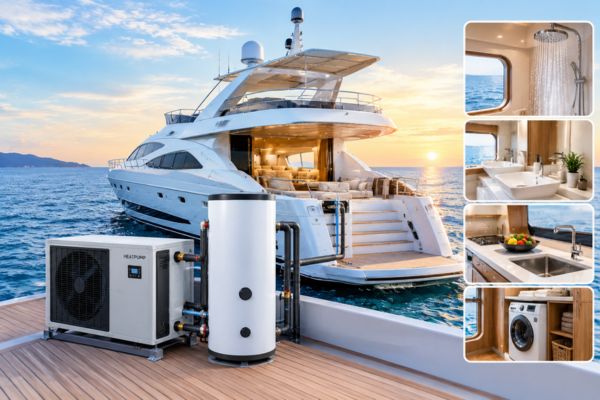 Lợi ích khi lắp máy bơm nhiệt nước nóng cho du thuyền