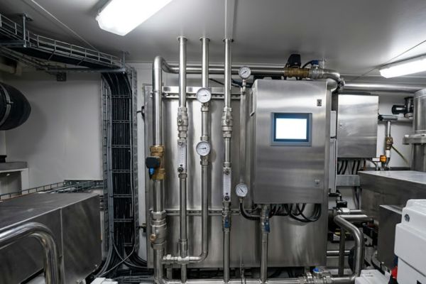 Hệ thống Heat Pump được thiết kế tập trung, giúp tối ưu không gian và chi phí