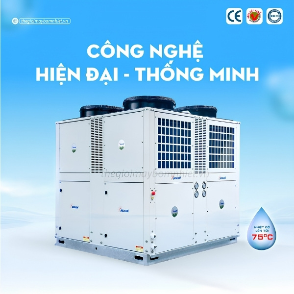 Máy Heat Pump công nghiệp phù hợp với Spa quy mô lớn